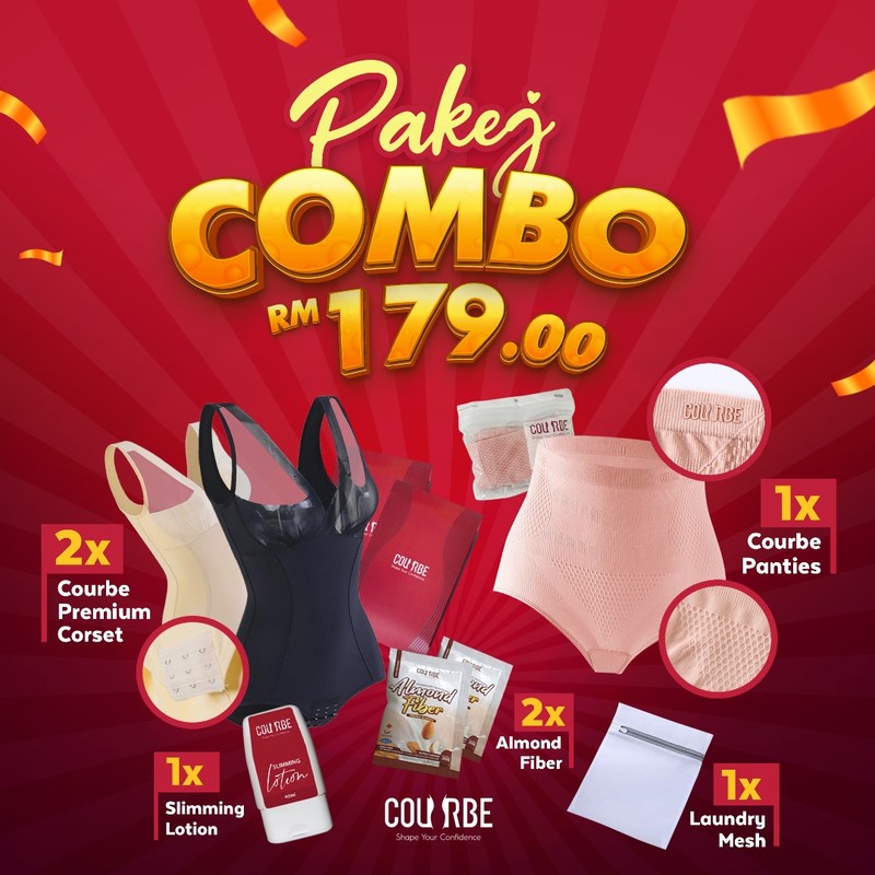 Courbe Premium Corset - Pakej Combo